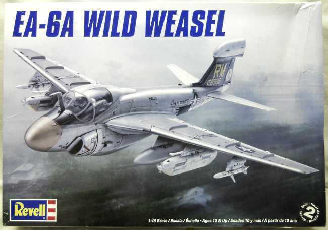 Revell 1/48 Grumman EA-6A Wild Weasel - US Marines VMCJ-1 1966/1975 or US Navy VAQ-33 Firebirds NAS Key West FL, 85-5623 plastic model kit